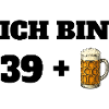 39 + 1 bier zegt mannen 40e verjaardag