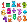 Number DayRainbow Mathematical Numbers Design