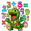 Number Day Playful Dinosaur Maths Design