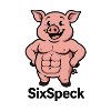 Humorous Muscle Belly Pig
