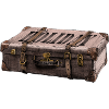 Adventure suitcase with explorer design