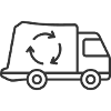 Waste Truck Icon