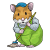 Hamster Cleaning Mop