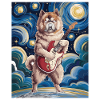 Starry Night Akita