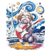 Starry Night Shih Tzu