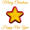Festliche Weihnachtsstern-Dekoration