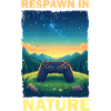 Gaming in Nature Illustration