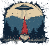 Gartenzwerg und UFO