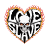 Edgy Heart with Skull Tattoo Design
