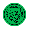 Creative Brain with Motivational Slogan