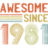 Retro 1981 Typography Design
