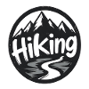 Adventurous mountain hiker eye-catcher