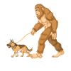 Bigfoot Walking German Shepherd