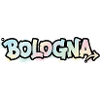 Lettrage graffiti BologneA sur la flèche