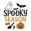 Spooky Halloween Season Illustration