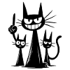 Dark Mischief Shadow Cat Gang