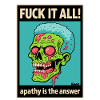 Zombie Skull with Bold Statement