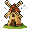 Fairytale windmill