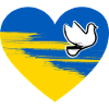 Ukraine Peace Heart Design