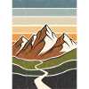 Hiking - Retro Mountains and Path