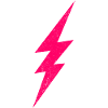 Neon Flash Illustrative Graphic
