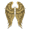 Ailes d’ange doré