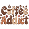 Coffee Addict Funny Caffeine Lover Saying