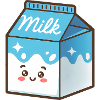 Kawaii Milch Karton