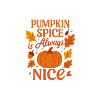 Autumnal pumpkin saying te-shirt design