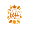 Conception de feuilles d’automne avec citrouille