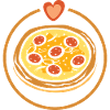 Pizza Love – Heart for Foodies