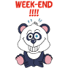 Panda en week-end