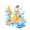 Rubber duck crew enjoys cruise