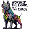 Neon Abyssal Dog Illustration