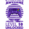 Retro Gaming Controller Motif