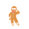 Christmas gingerbread gingerbread man