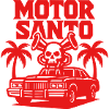Motorsanto Skull Design