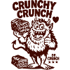 Monster with cake motif