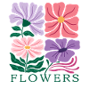 Floral Pattern with Pastel Flowers