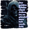 Mystical skull with quote