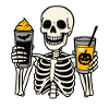 Halloween Skeleton Drinks