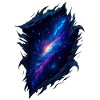 Cosmic Galaxy Burst Tearing Effect