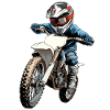 Motorcyclist children's design