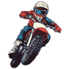 Adrenaline motorcyclist