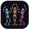 Halloween Skeleton Dancer Dancing