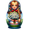 Matriochka en russe Matriochka Poupée Russe
