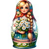 Matryoshka in Russian Matryoshka Doll Russian