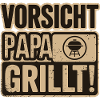 Caution Dad Grills BBQ Fun