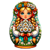 Matryoshka in Russian Matryoshka Doll Russian