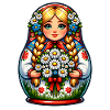Matryoshka in Russian Matryoshka Doll Russian